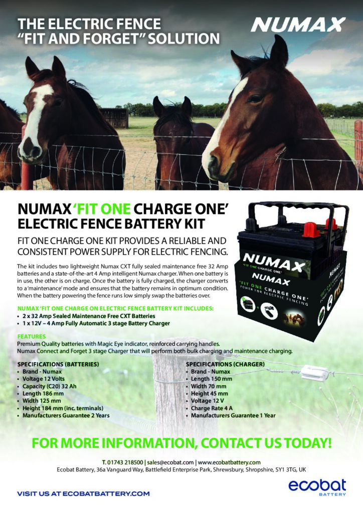 Cover of Numax Electric Fence Battery Kit Flyer