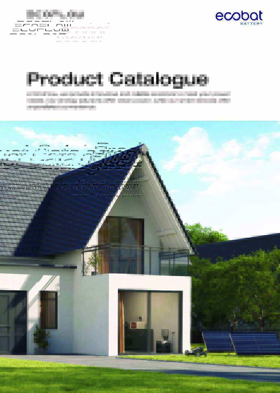 EcoFlow Catalogue
