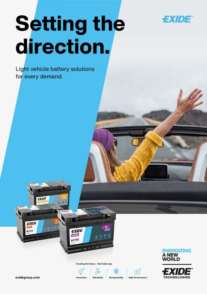 Cover of Exide Automotive Battery Catalogue