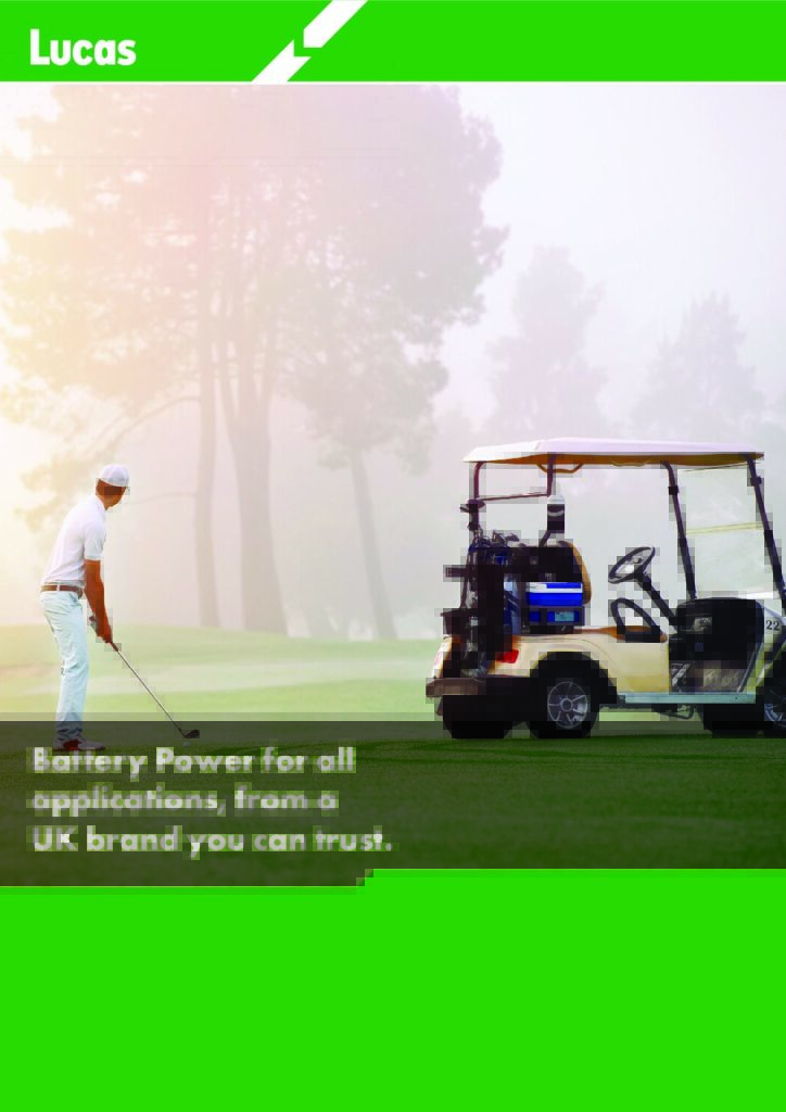 Cover of Lucas Golf Catalogue