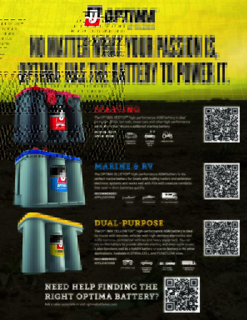 Cover of OPTIMA EMEA Product Range