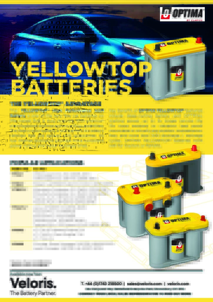 Cover of Veloris_Optima Red & Yellowtop Battery A4 Promo 2026