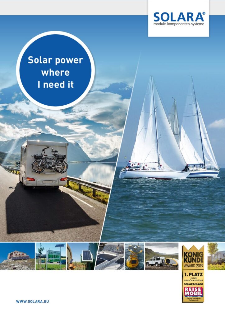 Cover of Solara Product Range Catalogue