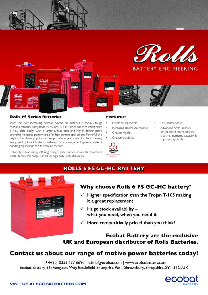 Cover of Rolls Battery FS Series
