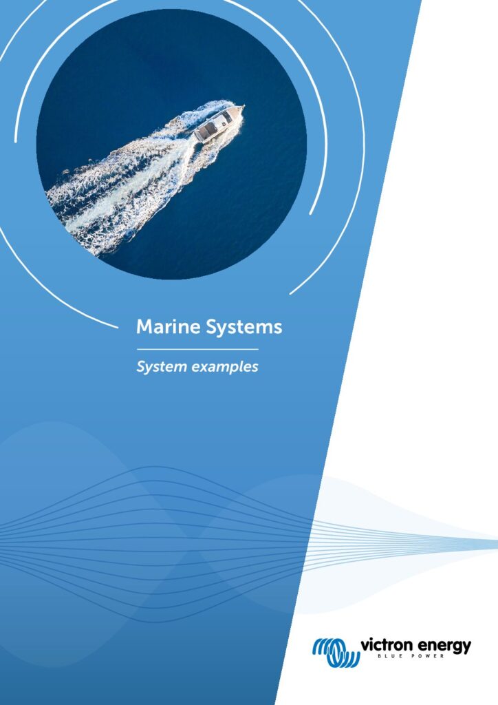 Cover of Victron Energy Marine Systems Booklet