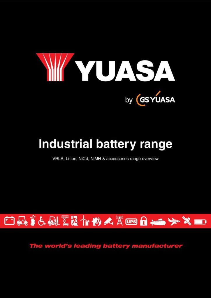 Cover of Yuasa UK Range Catalogue