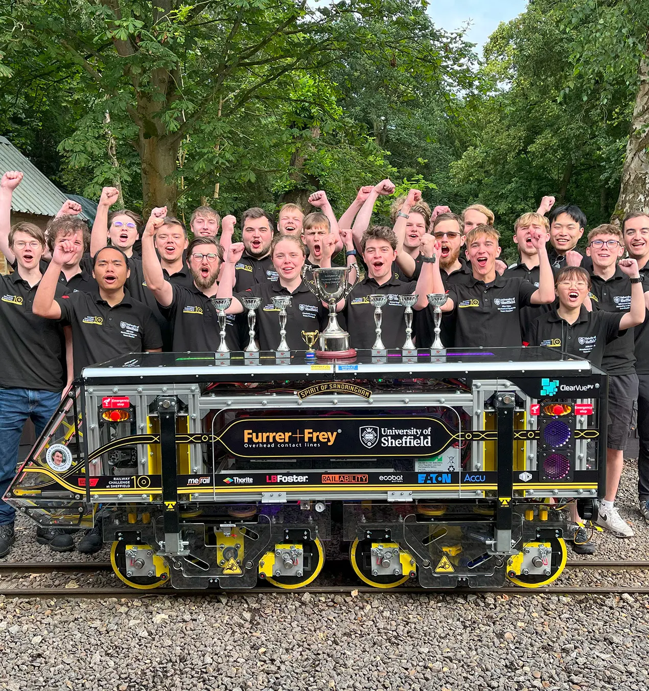 Locomotive success for Sheffield University Team!