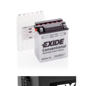 EXIDE 12V Motorcycle Battery - EB12AL-A2
