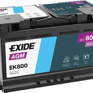EXIDE Micro-Hybrid - AGM Battery - EK800