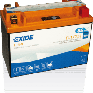 EXIDE Lithium Motorcycle Battery - ELTX20H