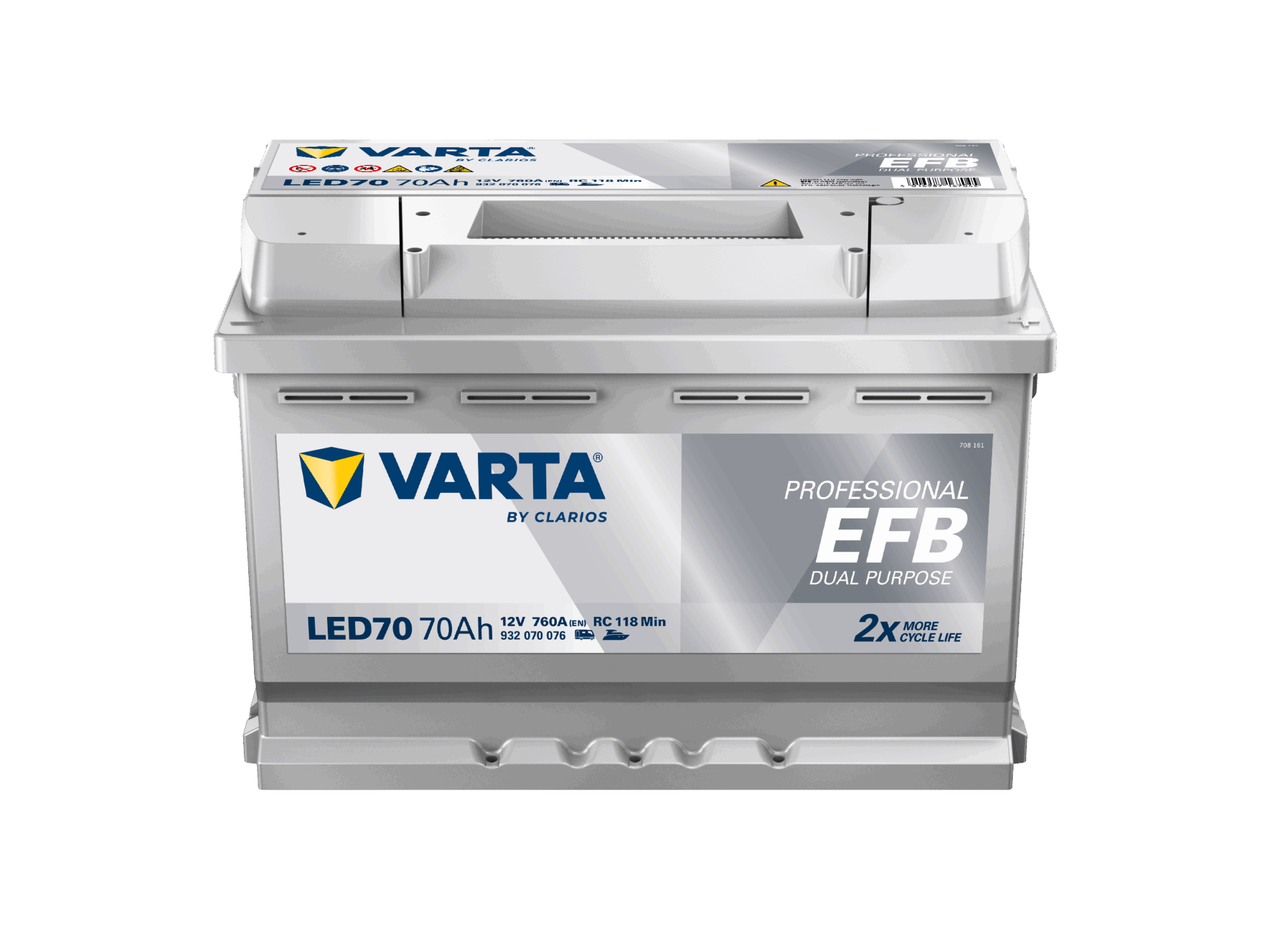 VARTA PROFESSIONAL DUAL PURPOSE EFB 930070076