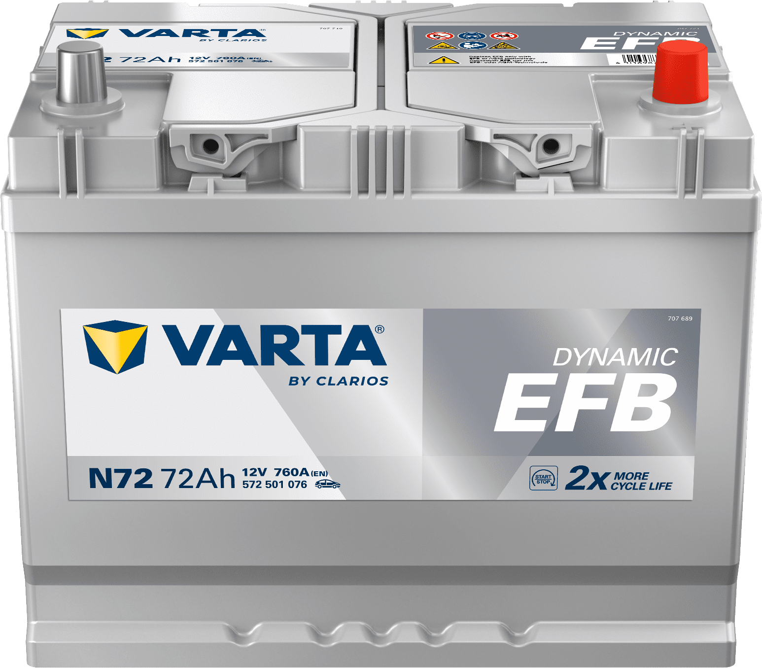 VARTA START STOP EFB 572501076