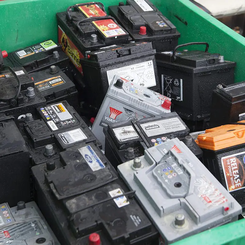 Used batteries