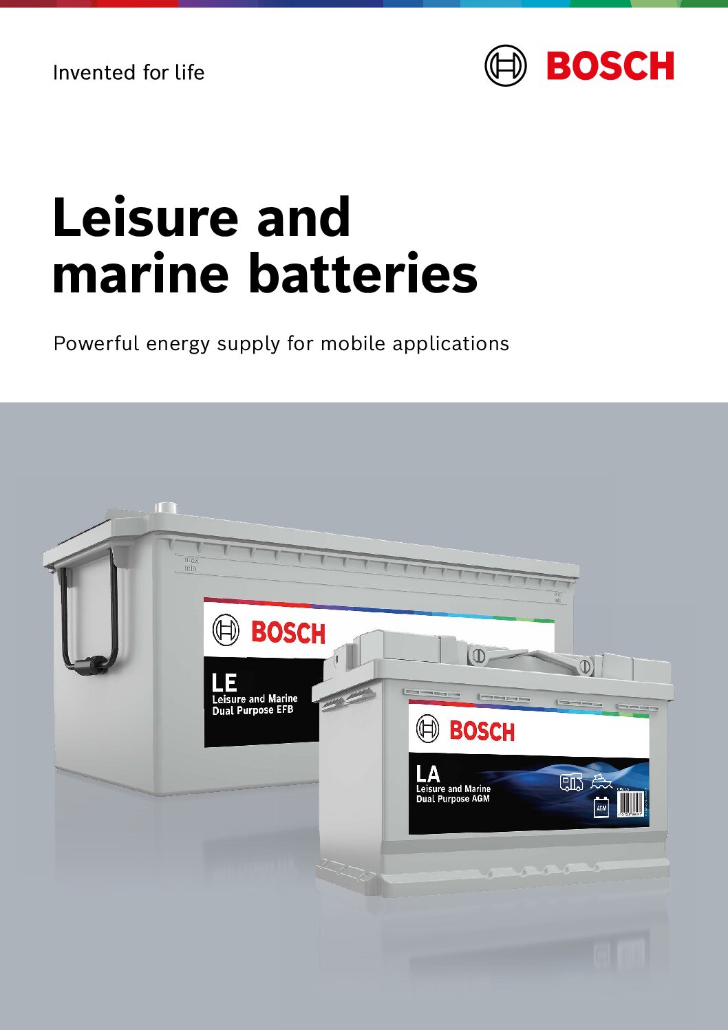 Bosch Leisure and Marine Batteries