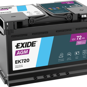EXIDE Micro-Hybrid - AGM Battery - EK720